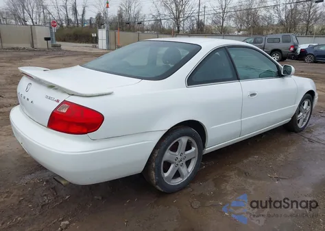 2001 Acura Cl 3.2 Type S из США, поврежденный, VIN 19UYA42601A009870